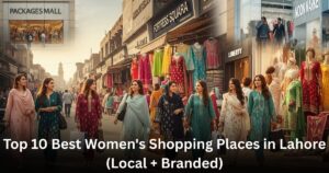 Women's Walking in the market | Shopping Places in Lahore