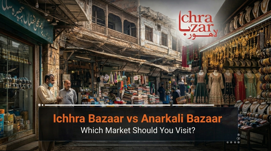 Ichhra Bazaar vs Anarkali Bazaar Lahore Featured Image